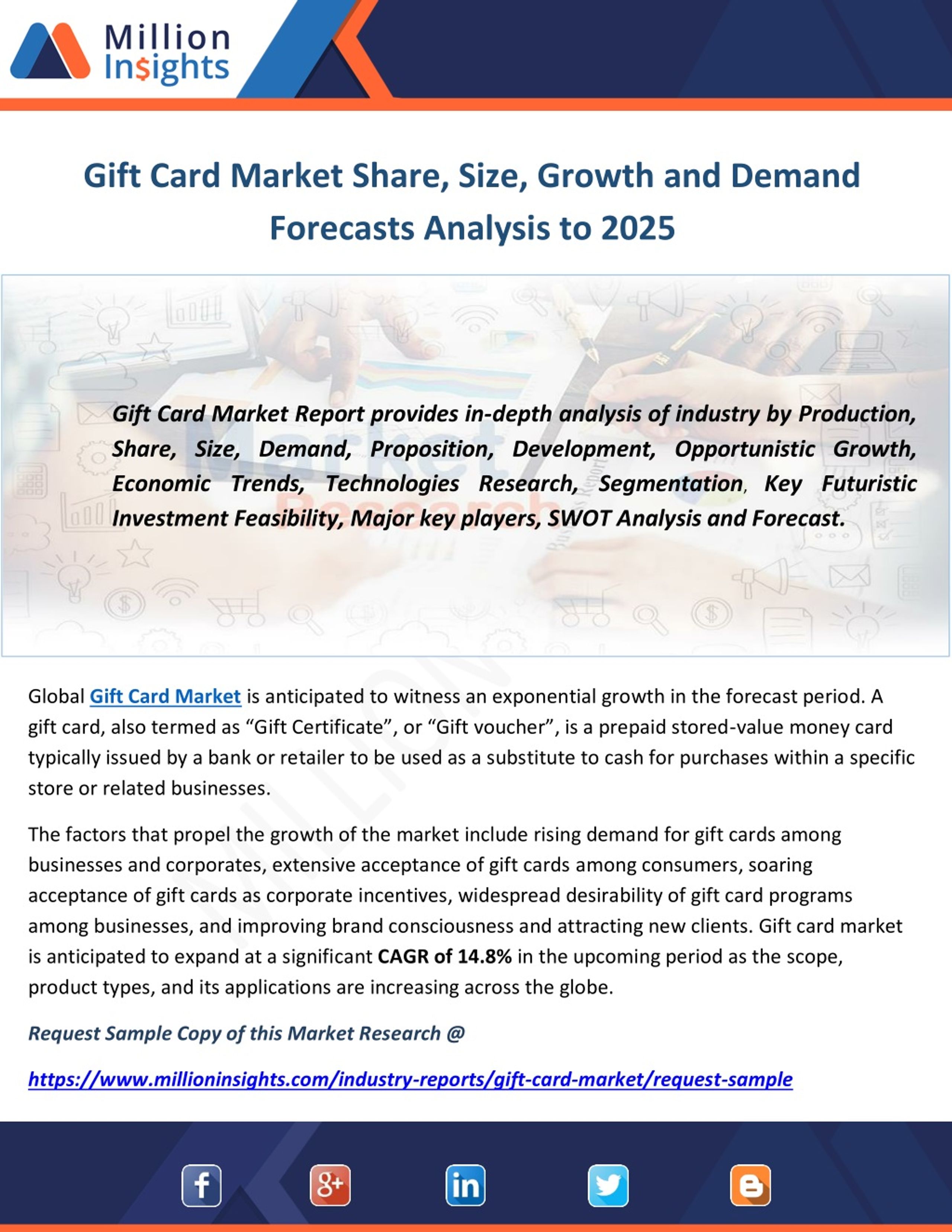 PPT Gift Card Market Share, Size, Growth and Demand Forecasts