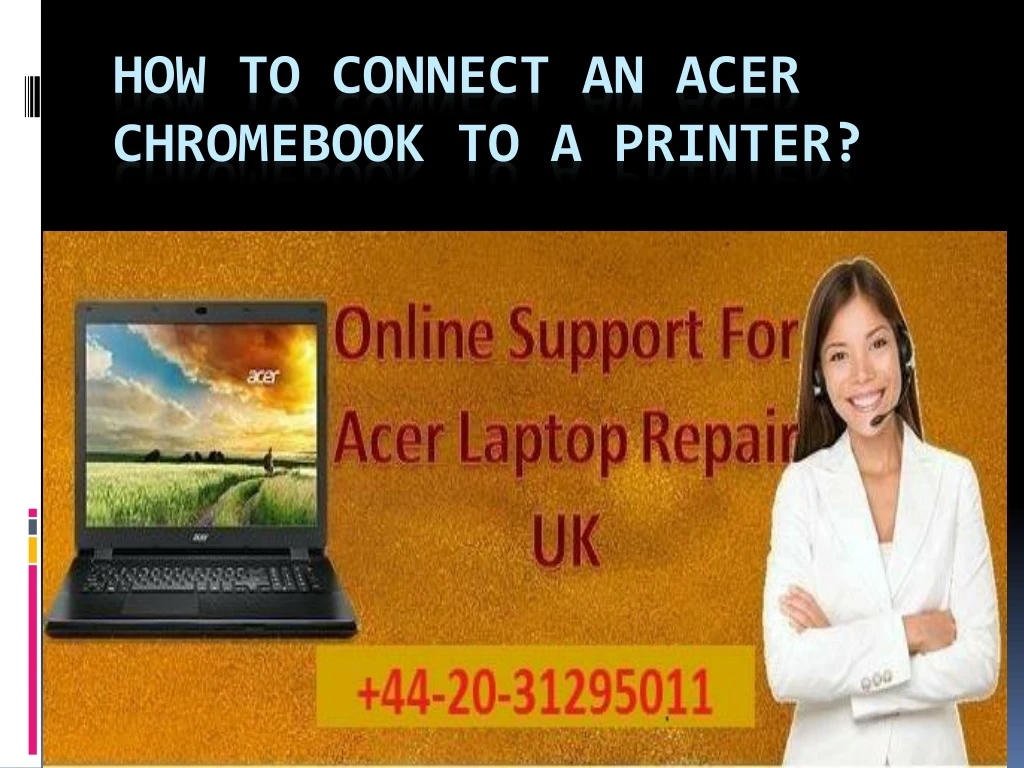 how to connect an acer chromebook to a printer n.