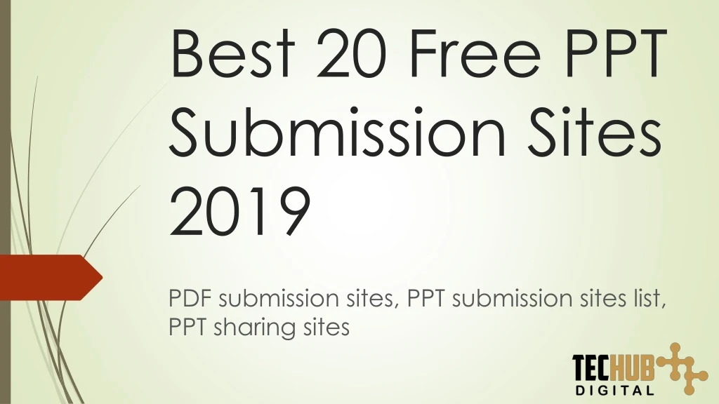 best 20 free ppt submission sites 2019 n.
