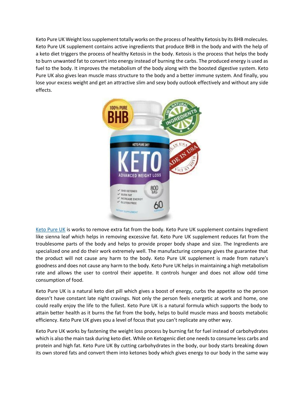 keto pure uk weight loss supplement totally works n.
