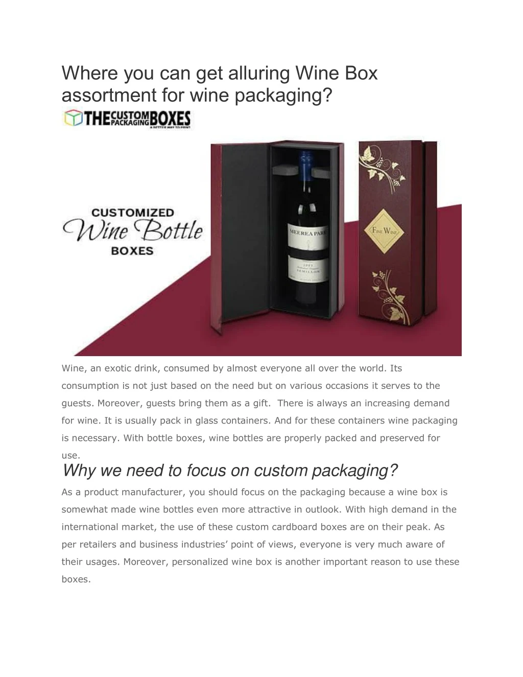 where you can get alluring wine box assortment n.