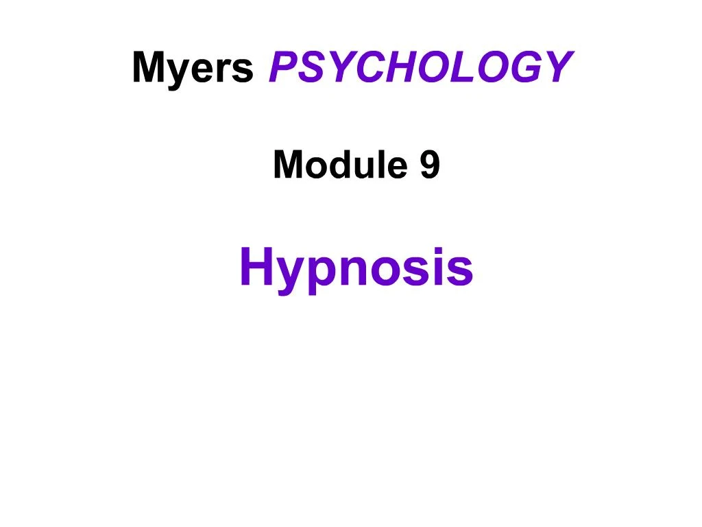 Ppt Myers Psychology Powerpoint Presentation Free Download Id836606 9829