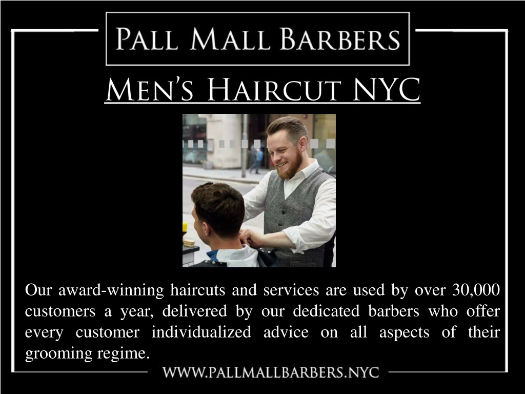 Ppt Men S Haircut Nyc Powerpoint Presentation Free