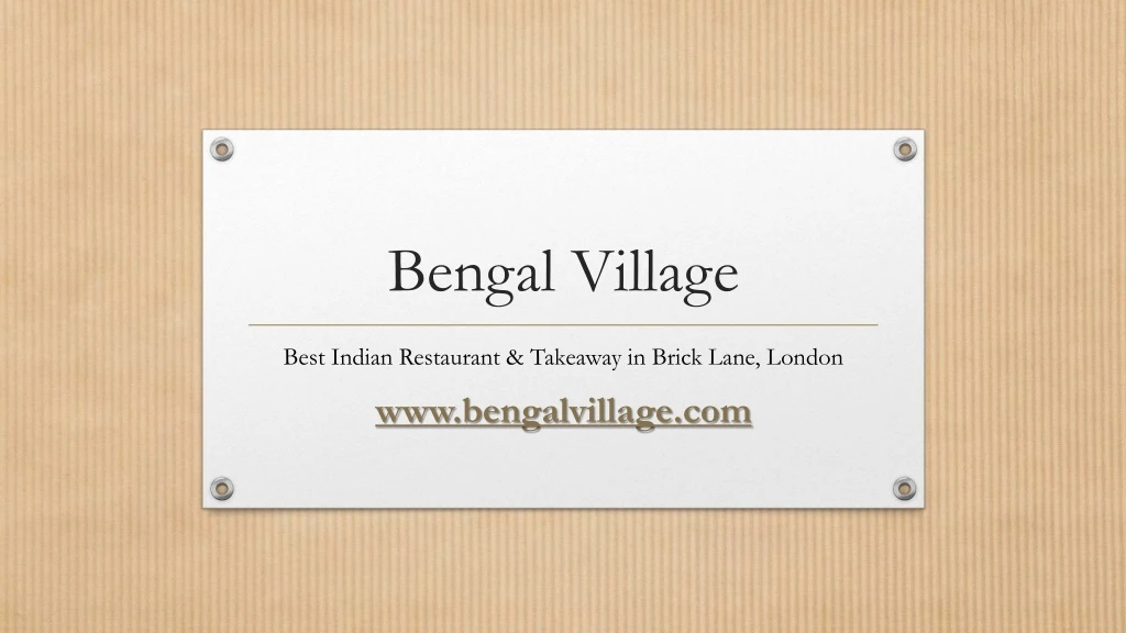 bengal village n.