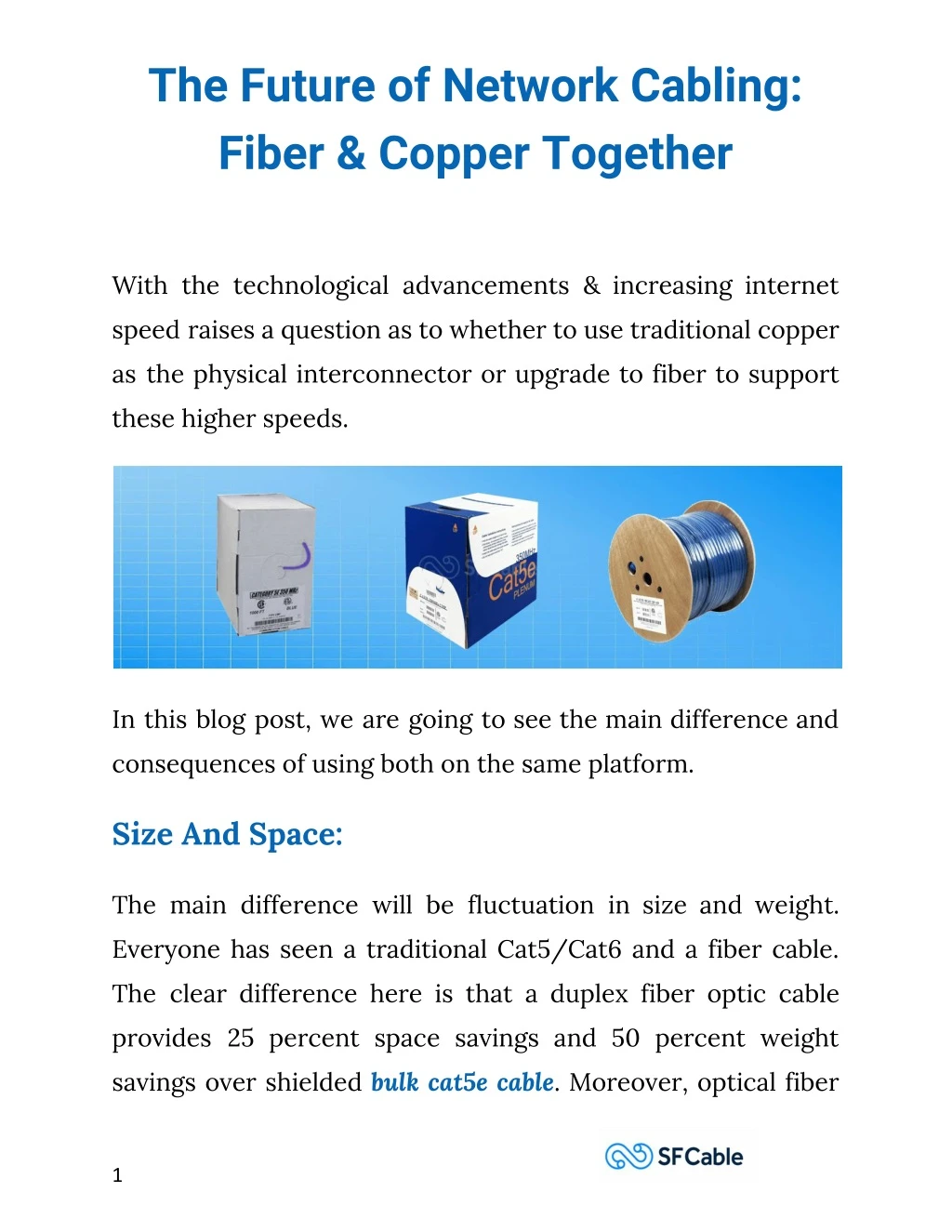 the future of network cabling fiber copper n.