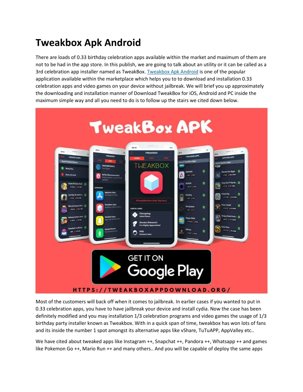 Ppt Tweakbox Apk Android Powerpoint Presentation Free Download Id 273