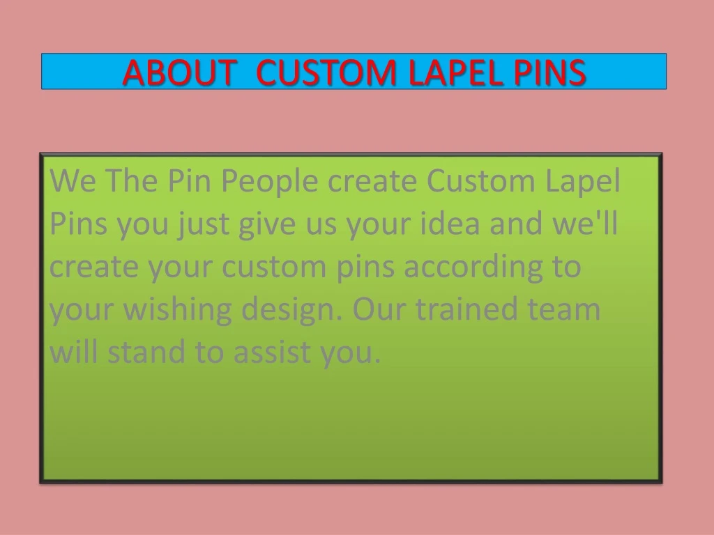 about custom lapel pins n.