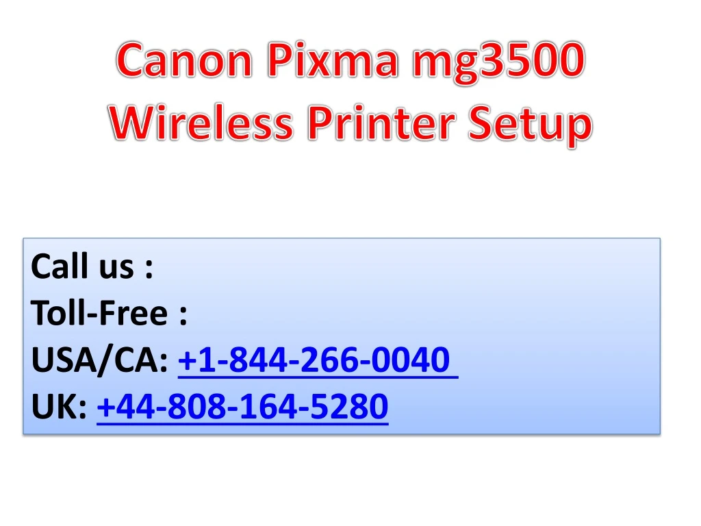 canon pixma mg3500 wireless printer setup n.