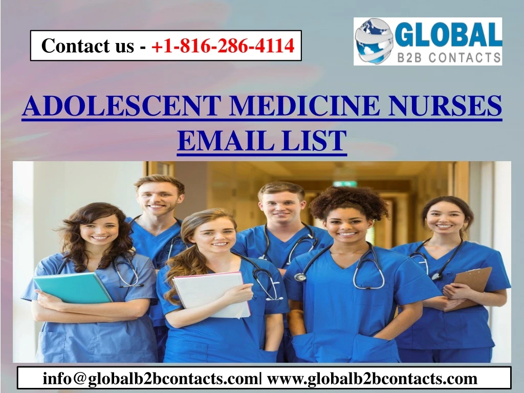 adolescent medicine nurses email list n.
