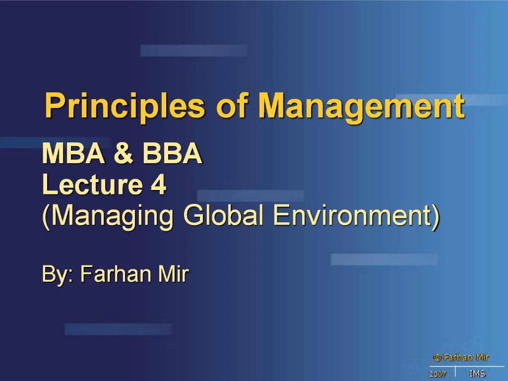 PPT - Principles Of Management PowerPoint Presentation, Free Download ...