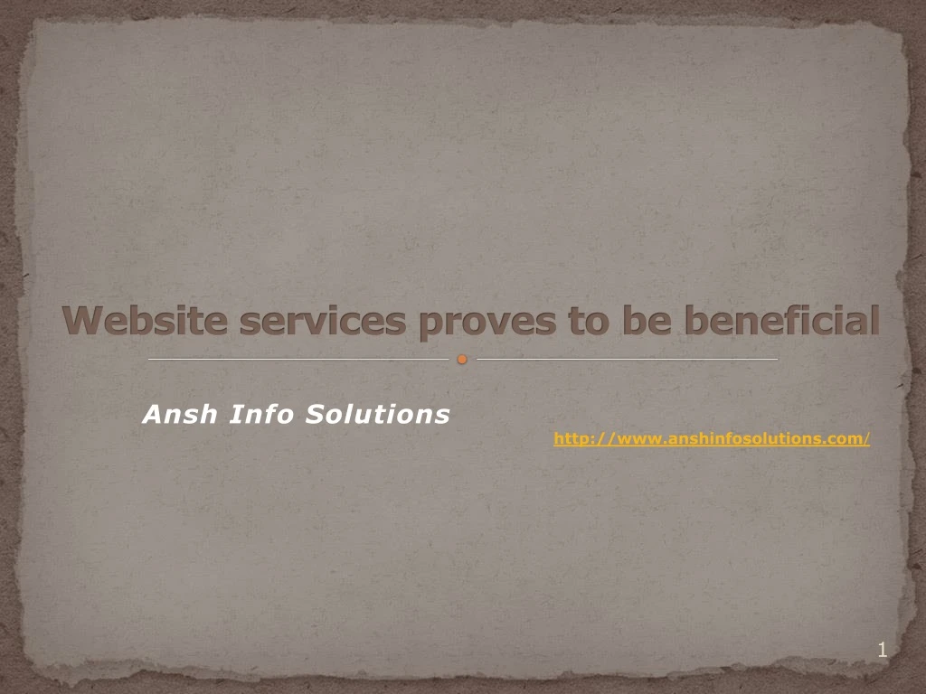 website services proves to be beneficial n.