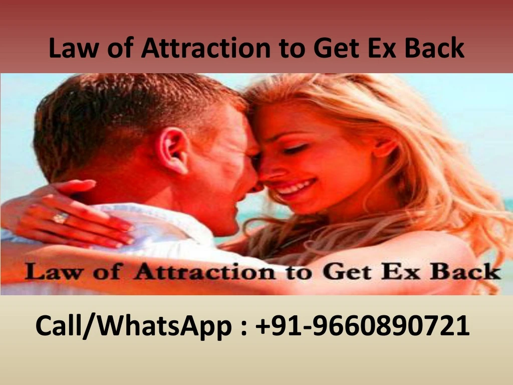 law of attraction to get ex back n.