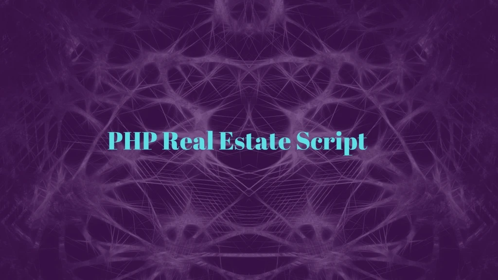 php real estate script n.