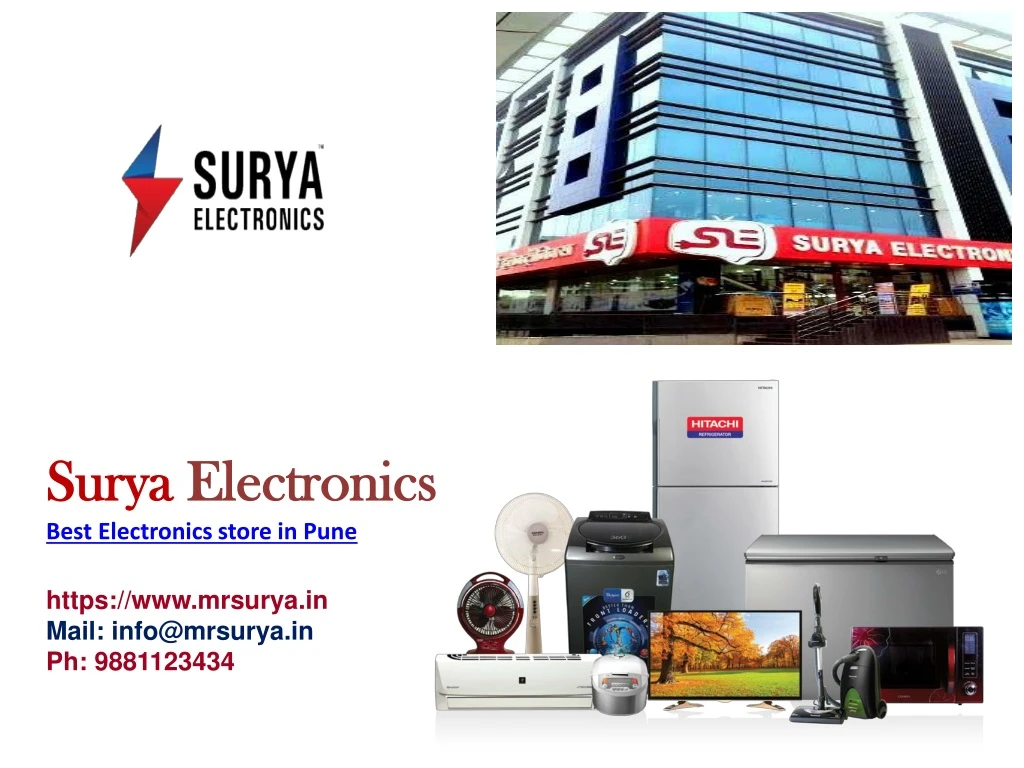 PPT - Surya Eletronic : Best Electronic store in Pune & Home appliances ...