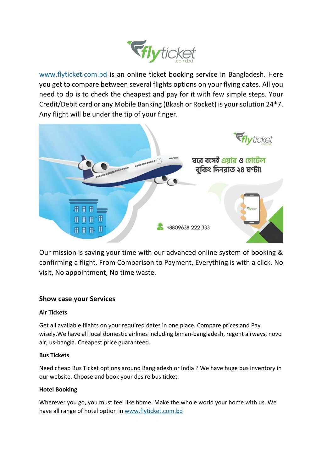 www flyticket com bd is an online ticket booking n.