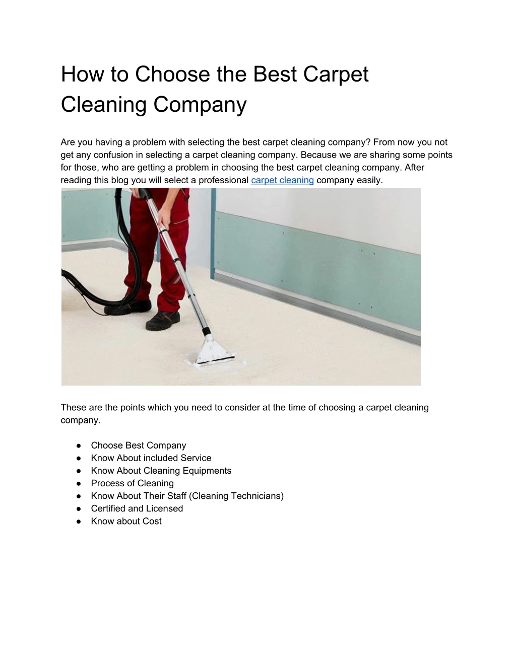 how to choose the best carpet cleaning company n.