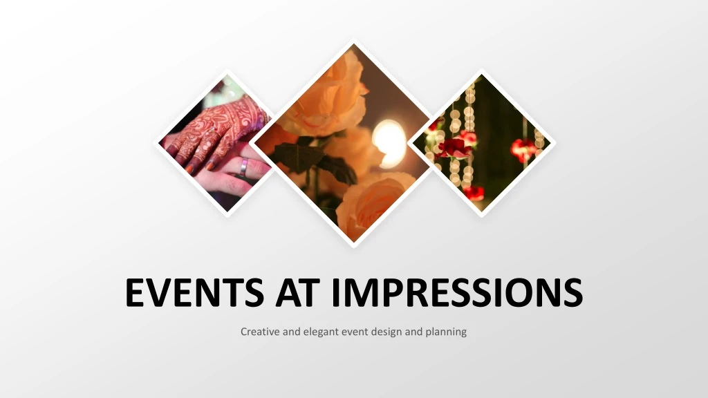 events at impressions n.