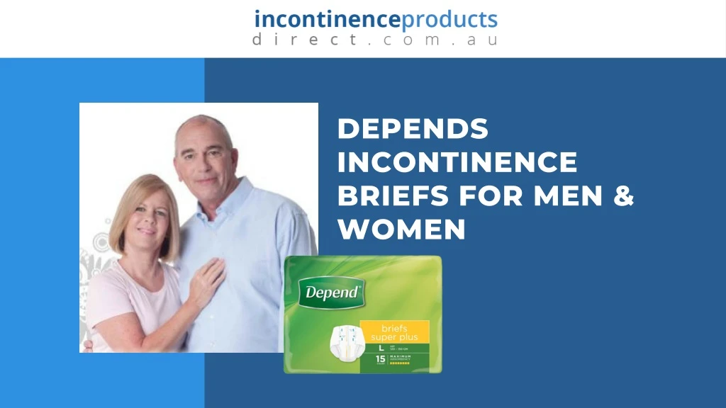 depends incontinence briefs for men women n.