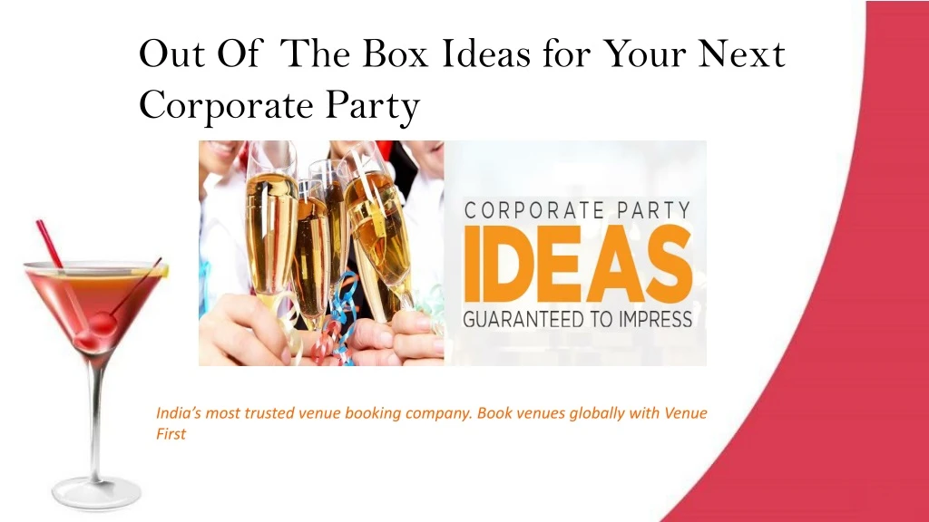 out of the box ideas for your next corporate party n.