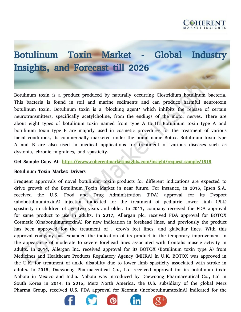 botulinum toxin market global industry botulinum n.
