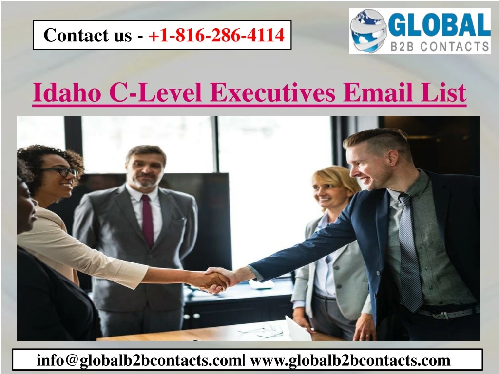 idaho c level executives email list n.
