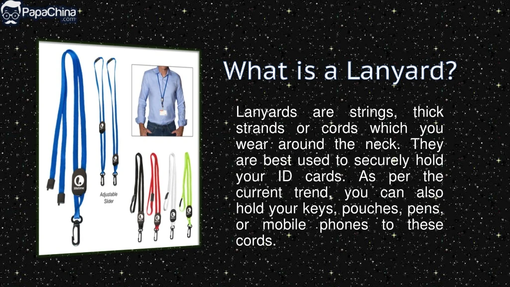 what is a lanyard n.