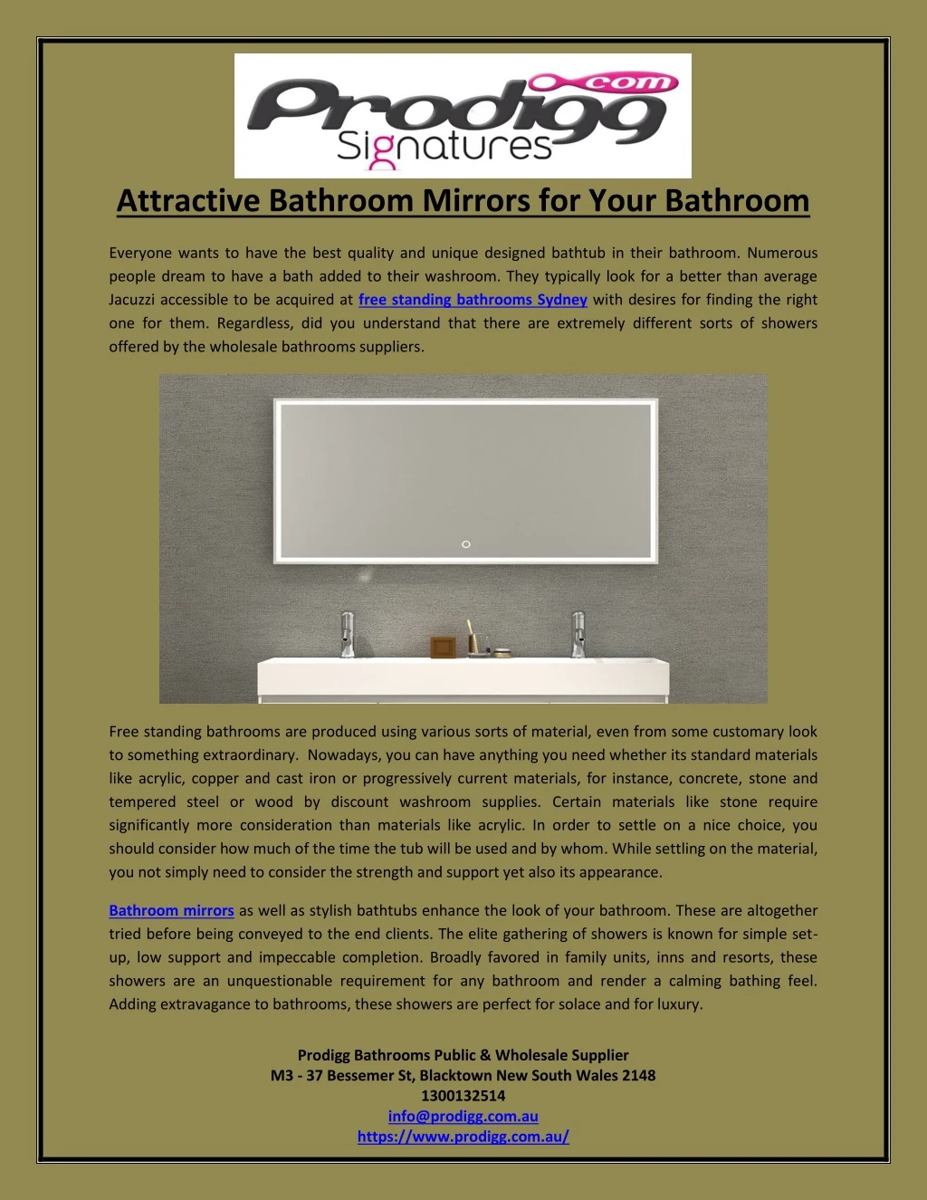 attractive bathroom mirrors for your bathroom n.