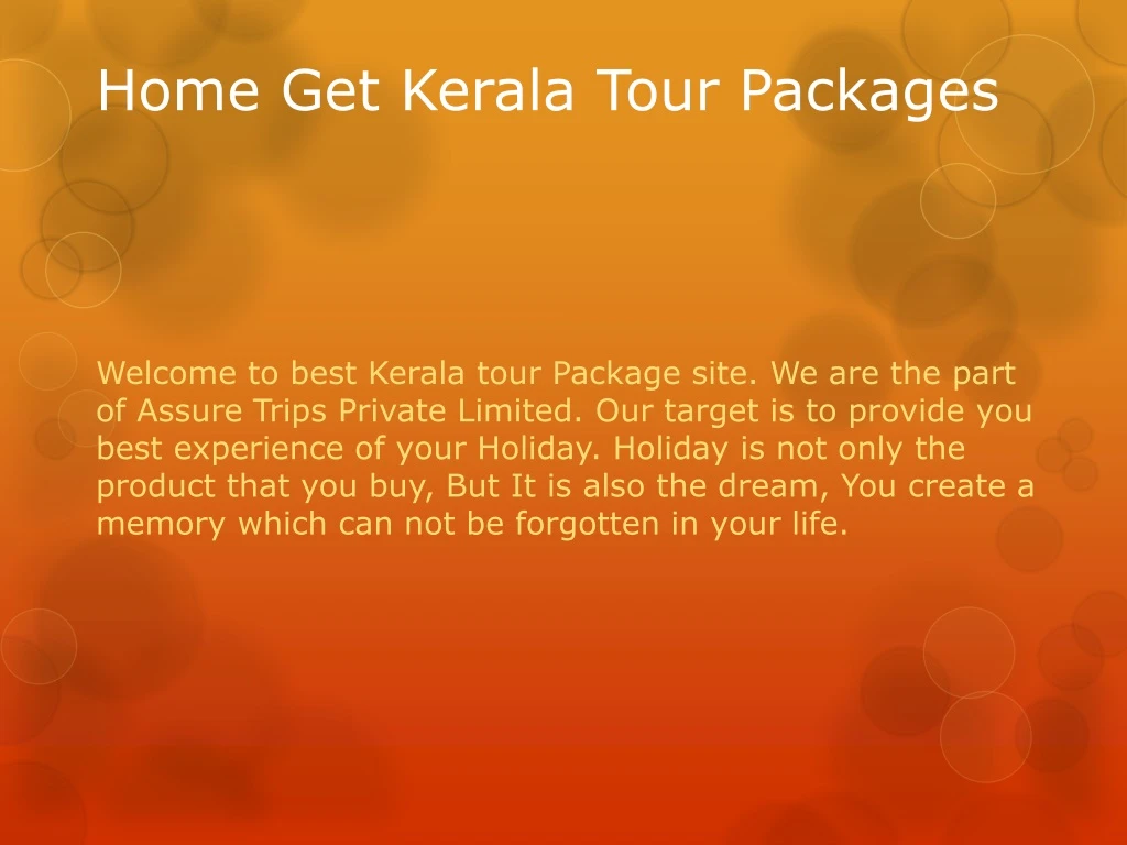 home get kerala tour packages n.
