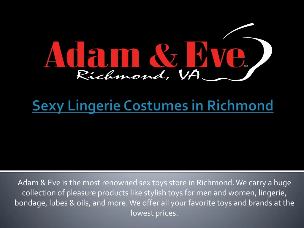 sexy lingerie costumes in richmond n.