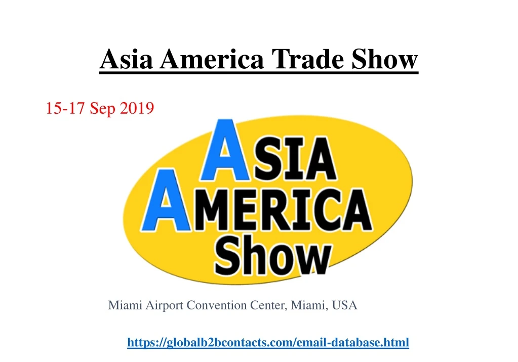 asia america trade show n.