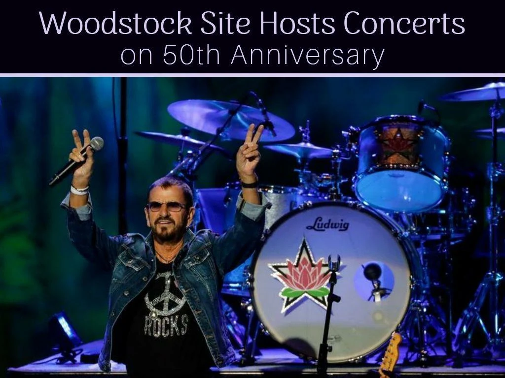 woodstock site hosts concerts on 50th anniversary n.