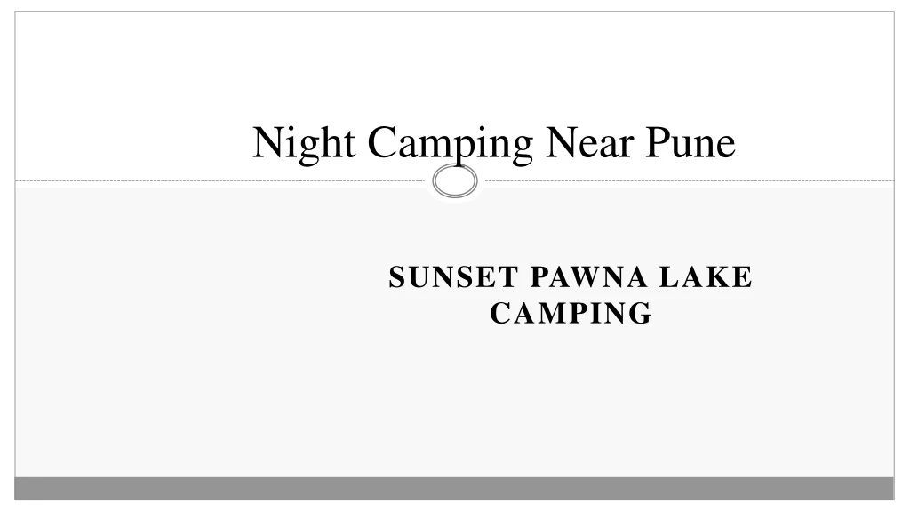 night camping near pune n.