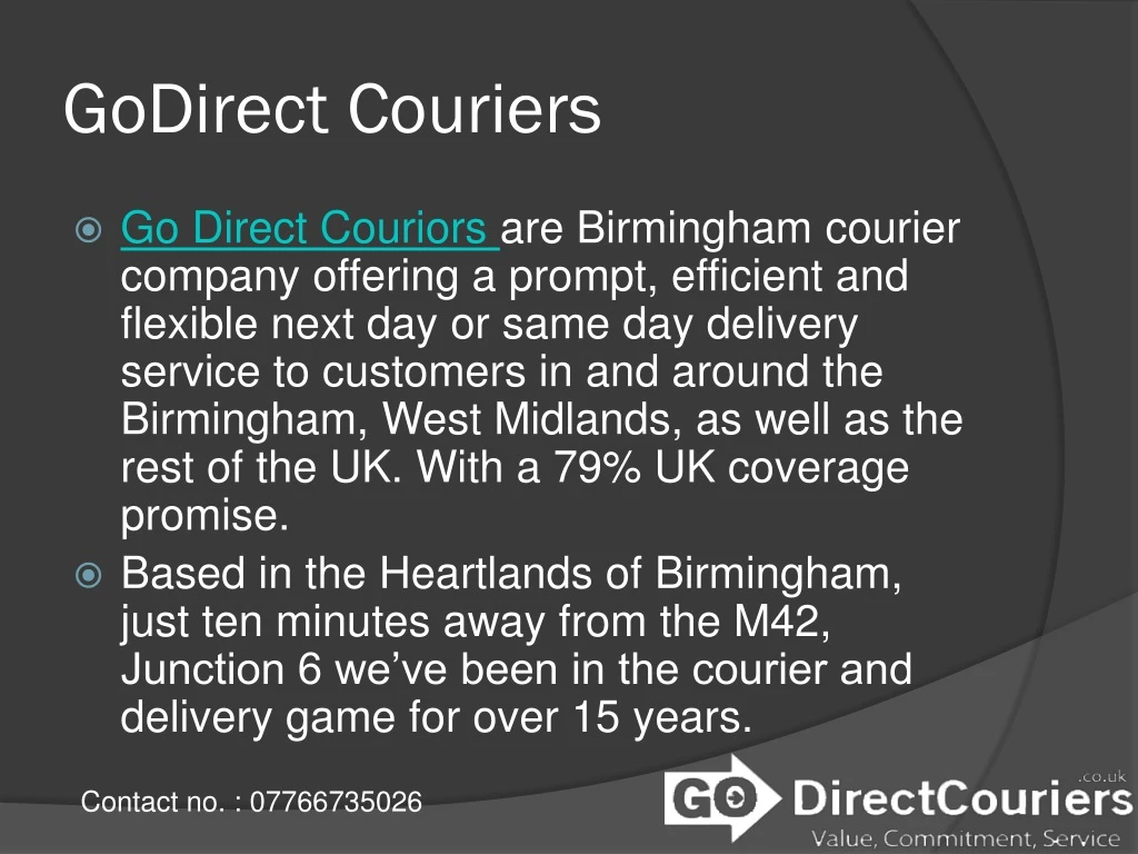 godirect couriers n.