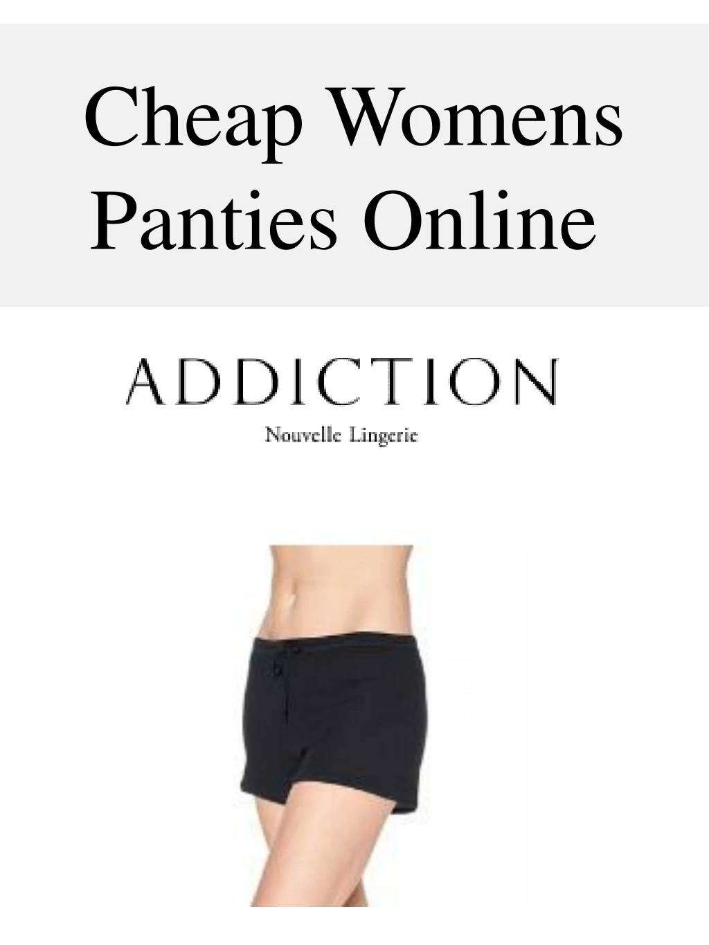 cheap womens panties online n.