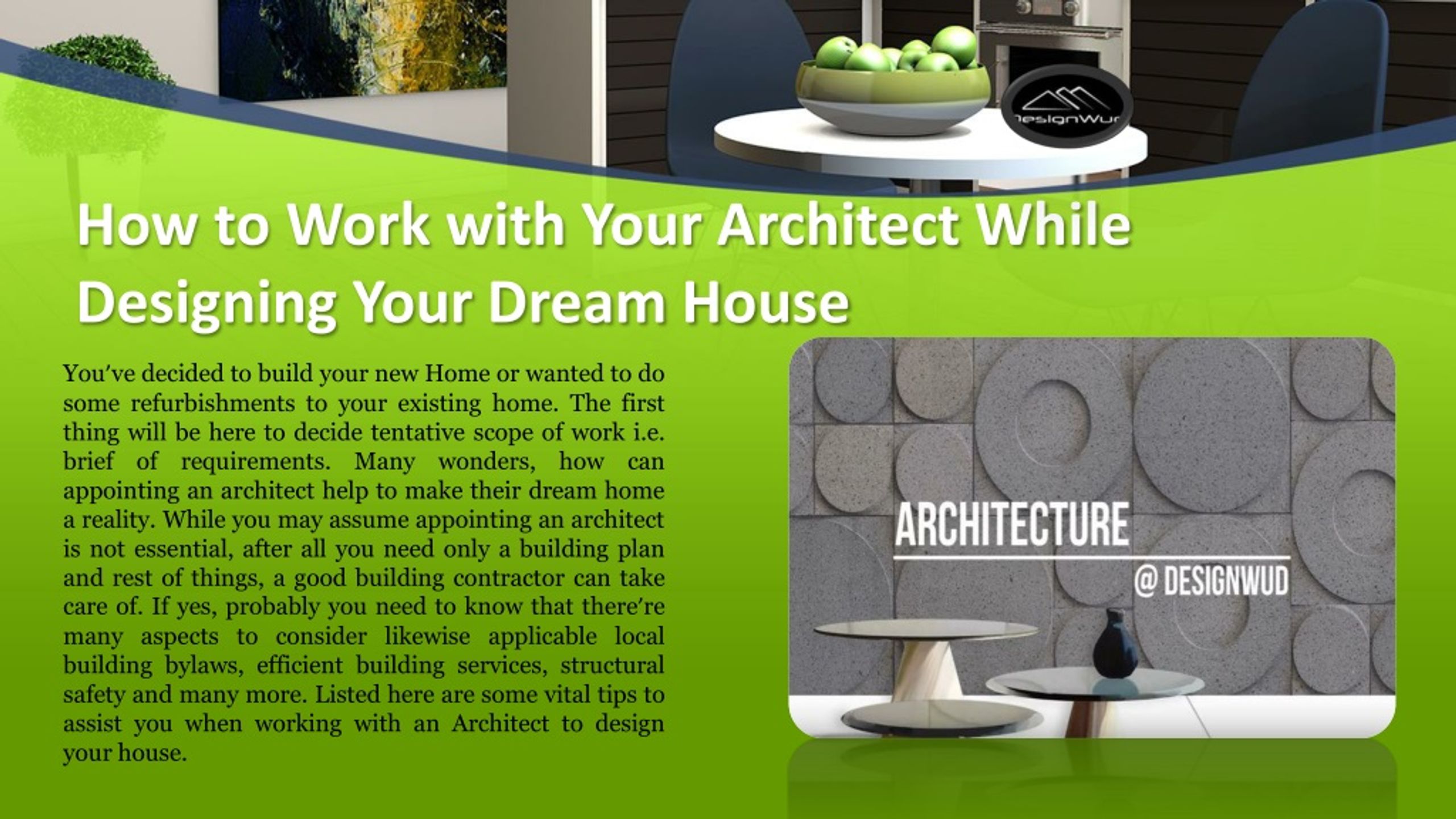 PPT - How to Work with Your Architect While Designing Your Dream House ...