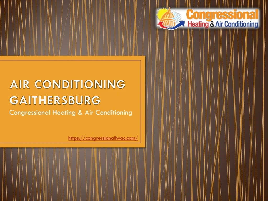 PPT Air Conditioning Gaithersburg PowerPoint Presentation, free