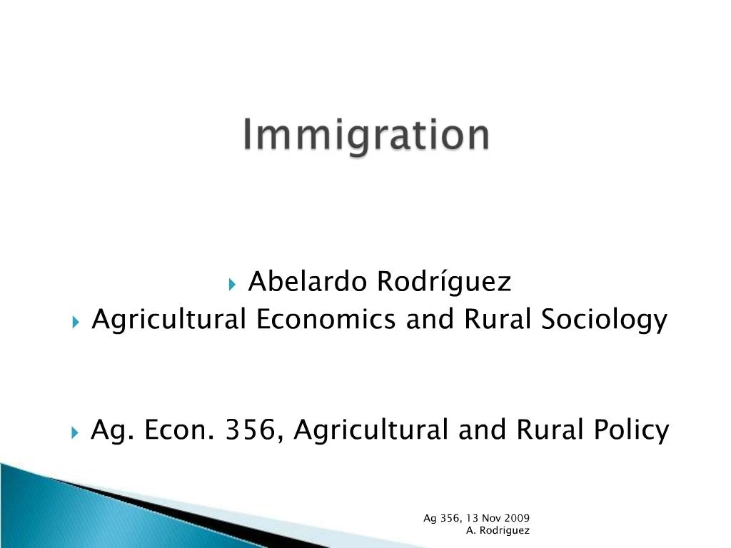 PPT - Immigration PowerPoint Presentation, Free Download - ID:845753