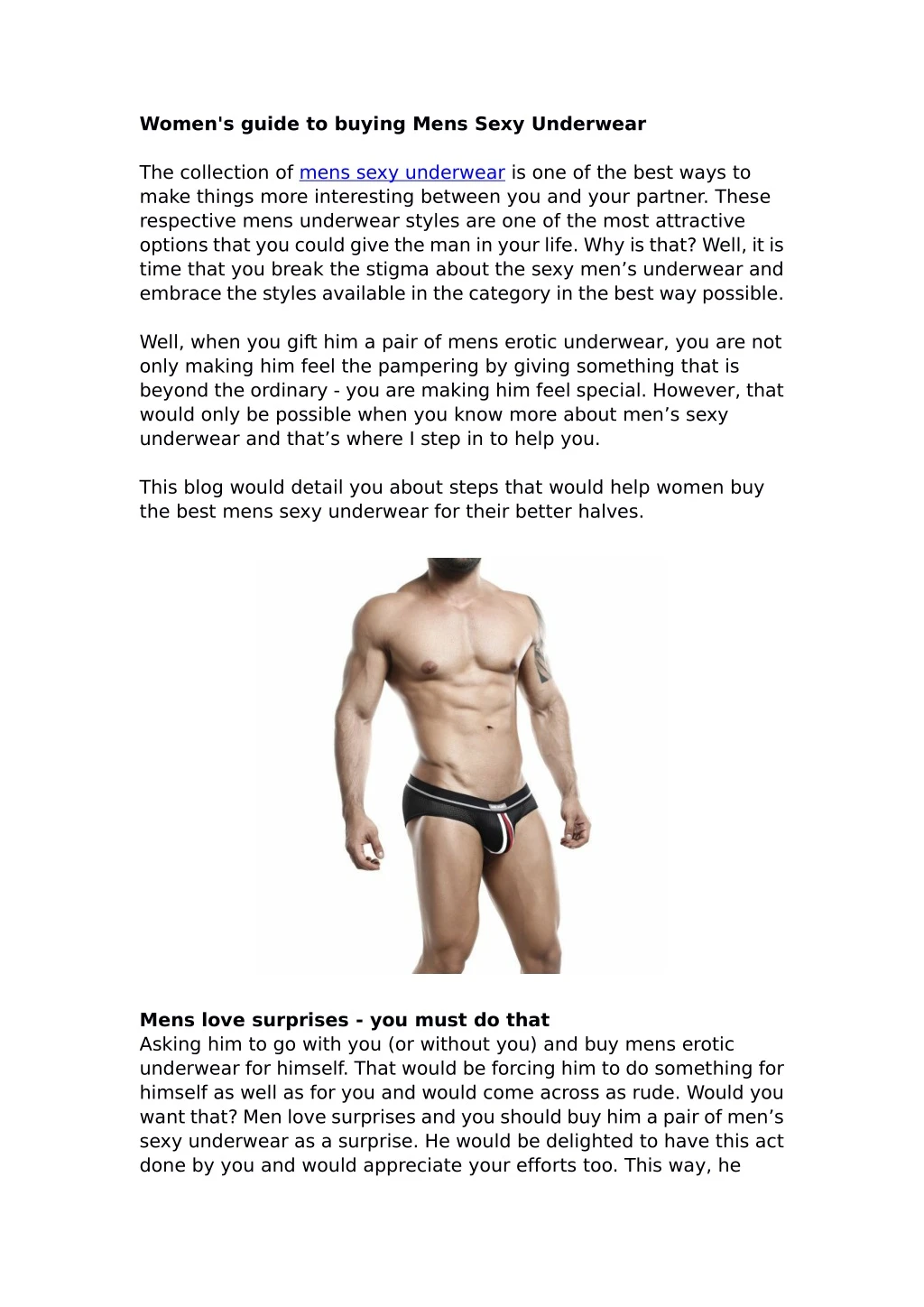 women s guide to buying mens sexy underwear n.