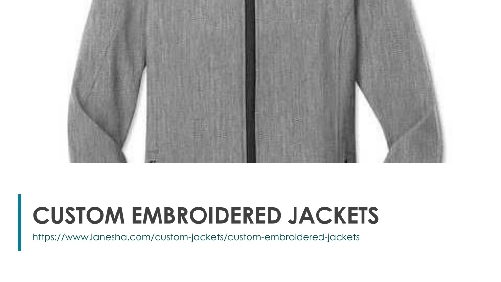 custom embroidered jackets n.