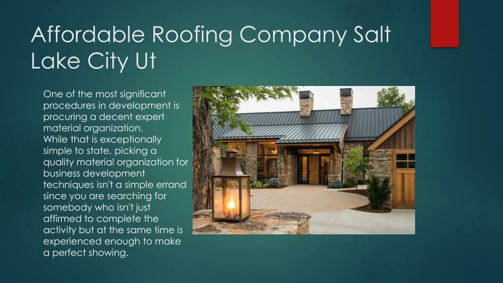 affordable roofing company salt lake city ut n.