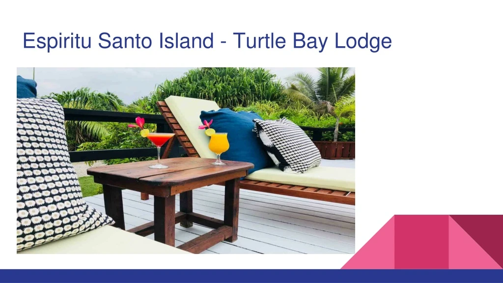espiritu santo island turtle bay lodge n.