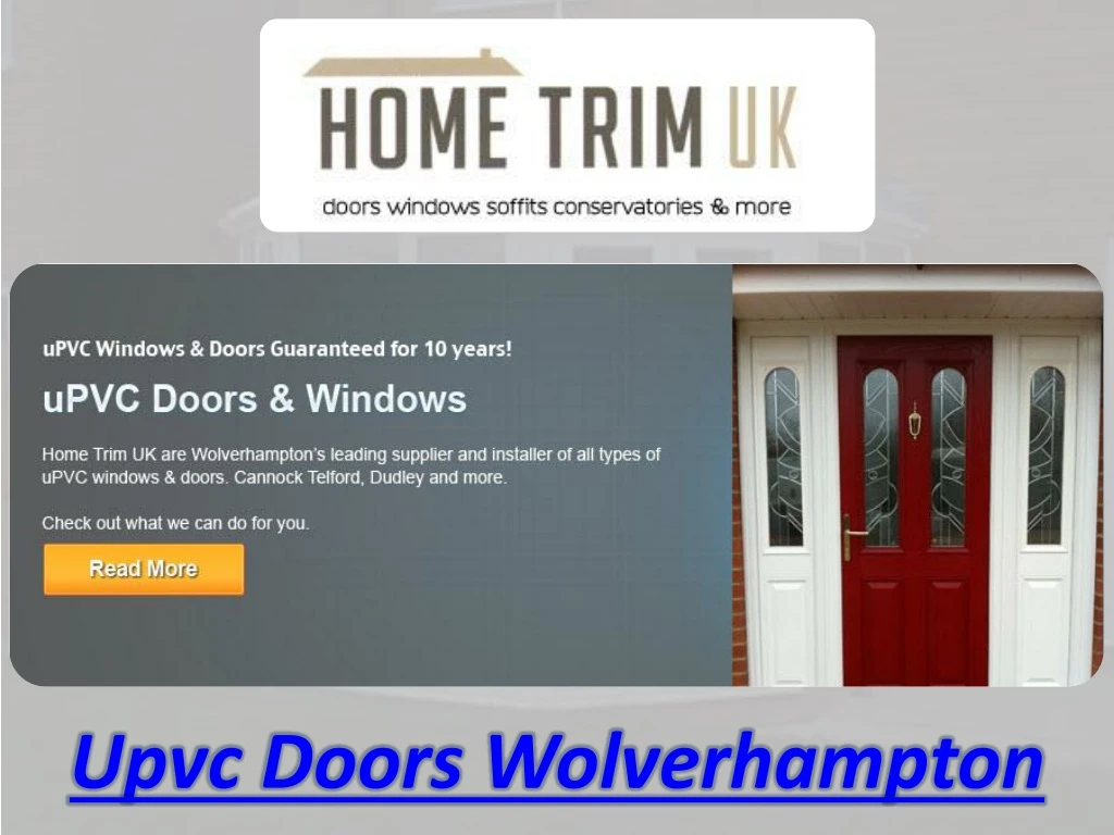 upvc doors wolverhampton n.