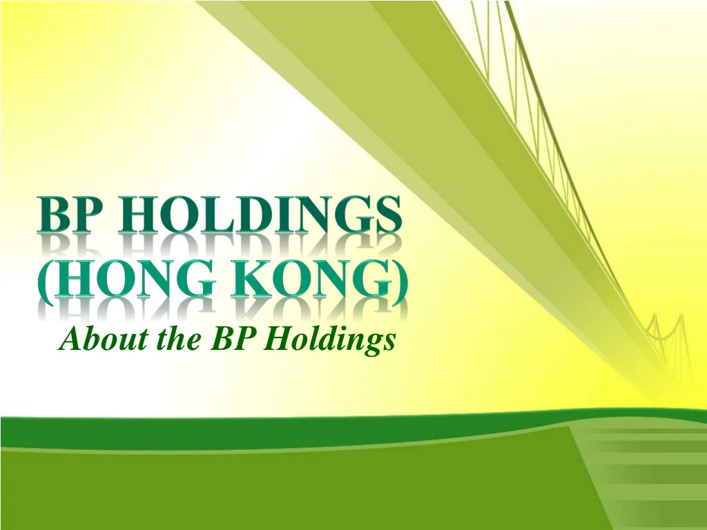 bp holdings hong kong n.