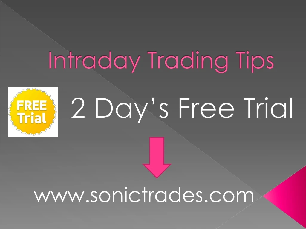 intraday trading tips n.