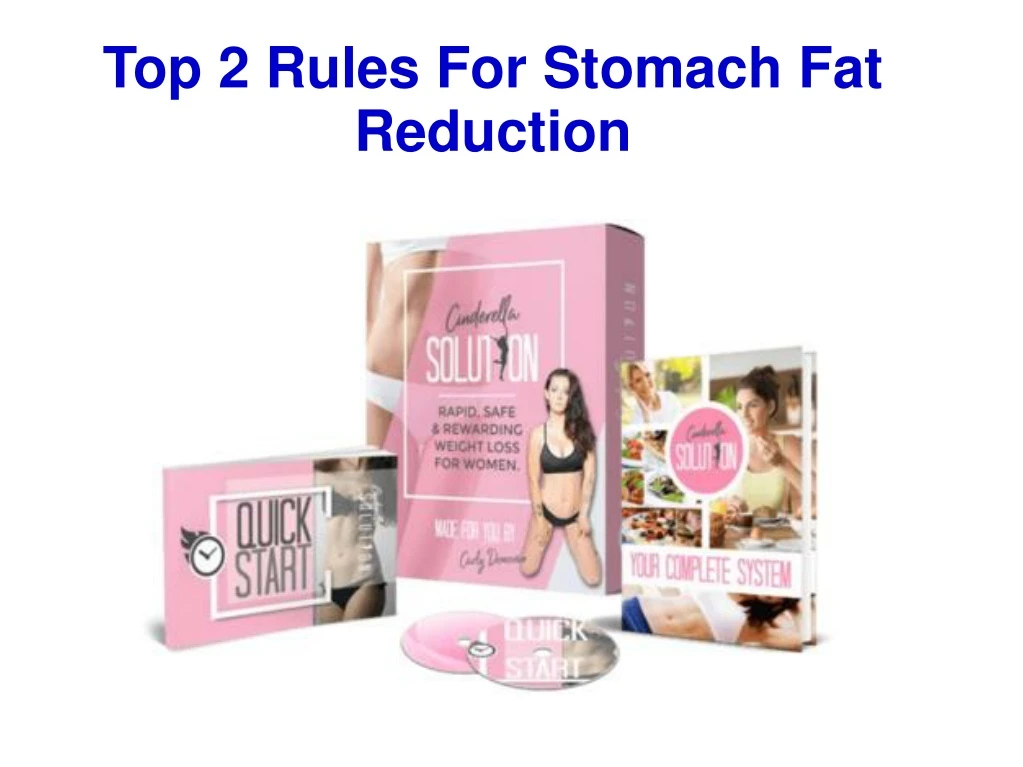 top 2 rules for stomach fat reduction n.