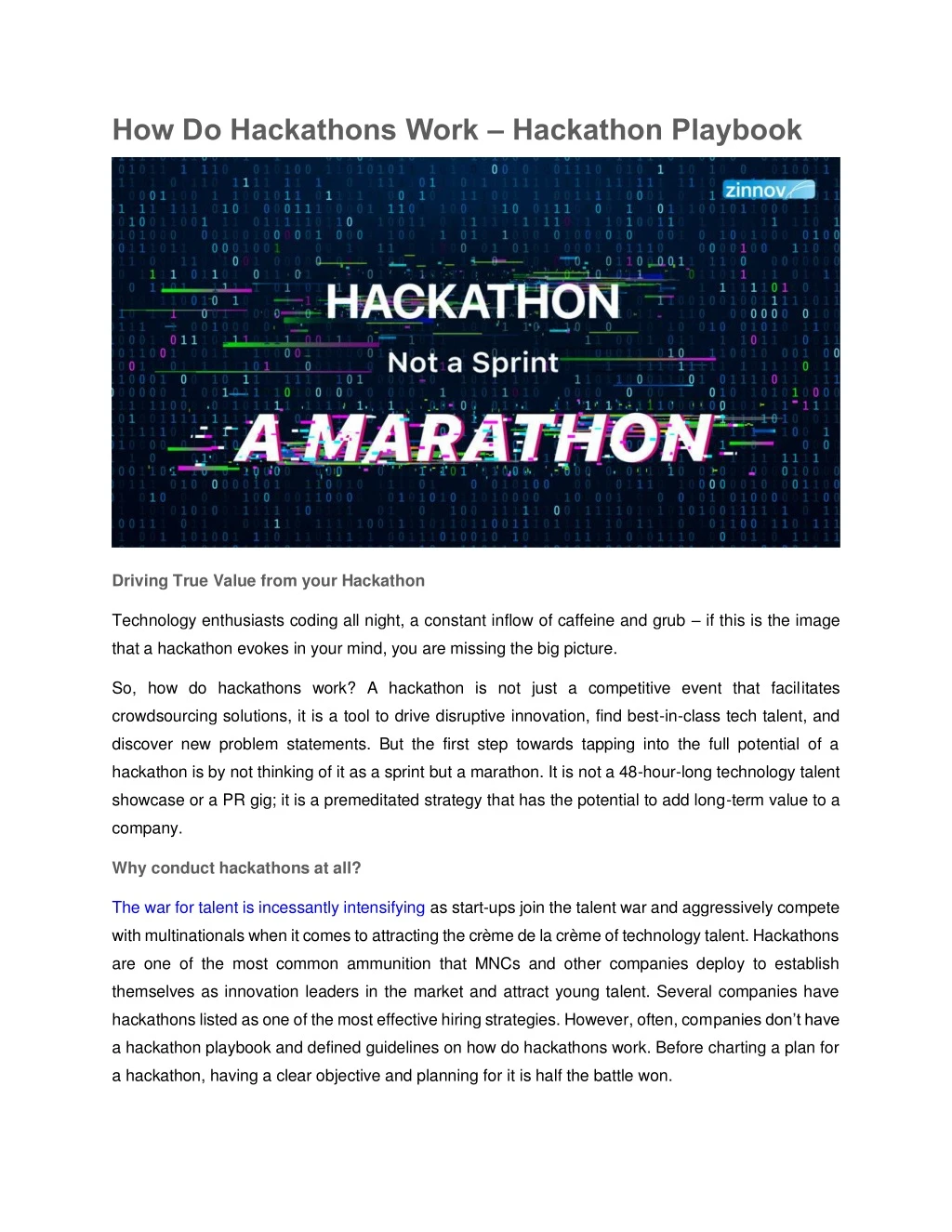 how do hackathons work hackathon playbook n.