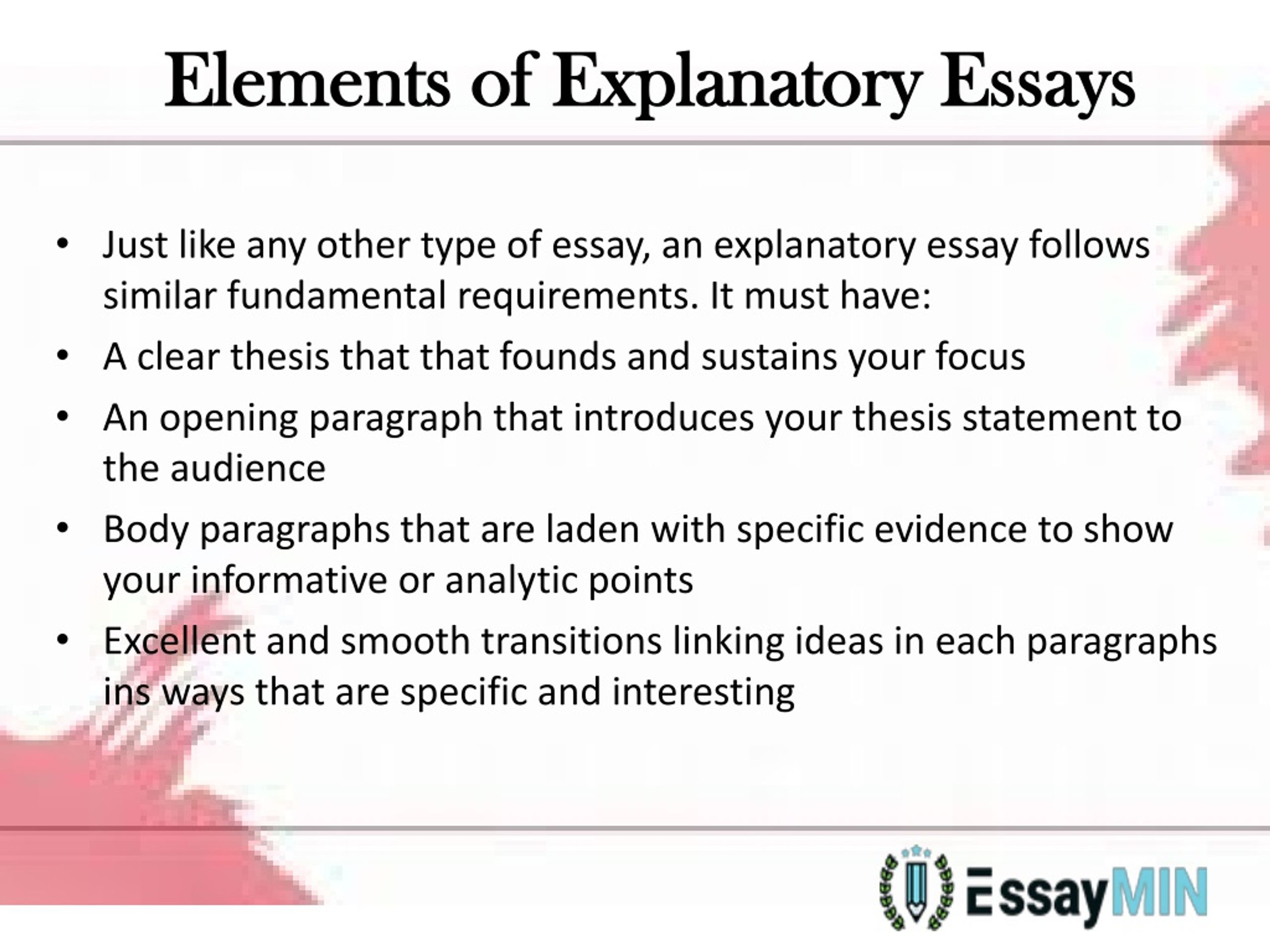 explanatory essay powerpoint