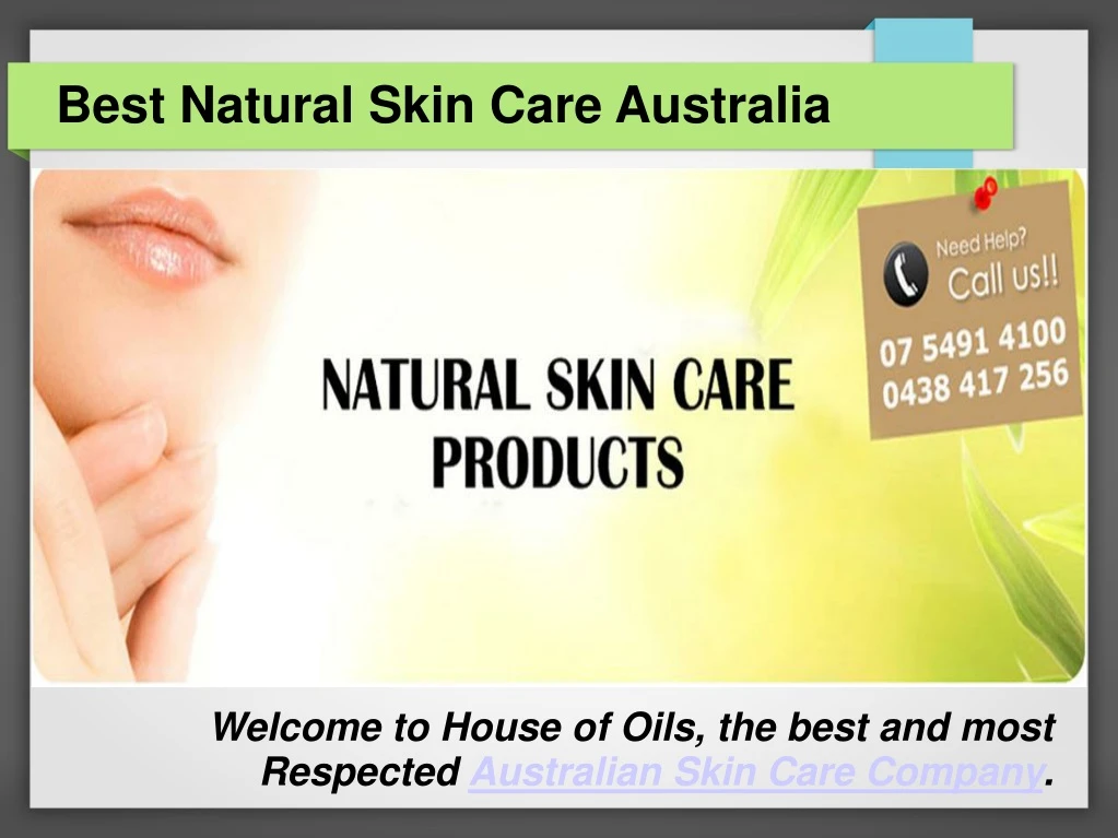 best natural skin care australia n.