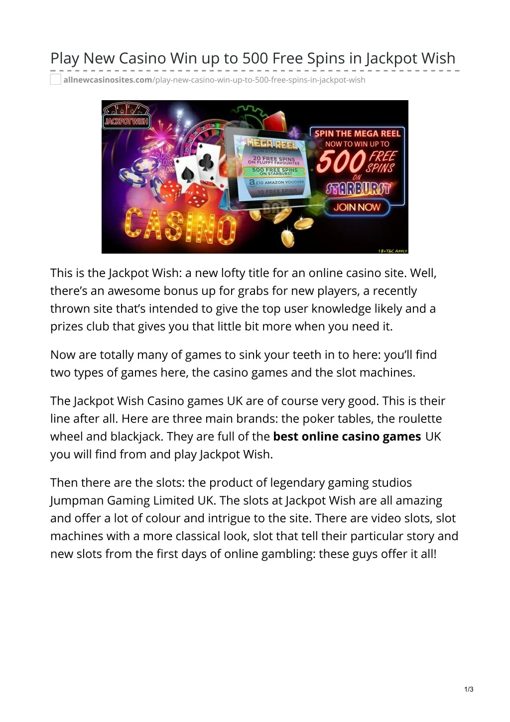 play new casino win up to 500 free spins n.