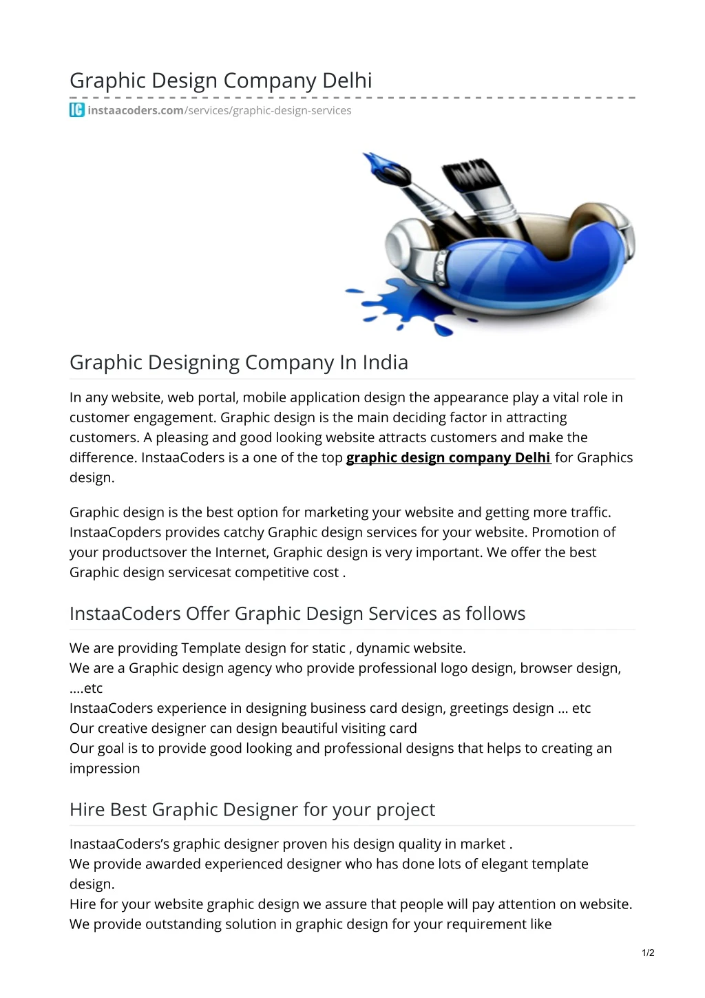 graphic design company delhi n.